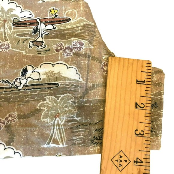 Peanuts Reyn Spooner M Shorts Snoopy Surfing Pockets Elastic Waist - Picture 5 of 8